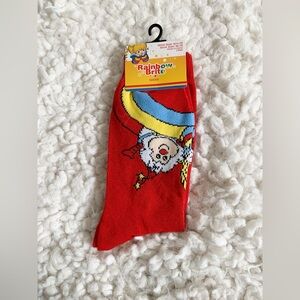 New Rainbow Brite Retro Red Character Socks Women’s 6.5-12 shoe sizes